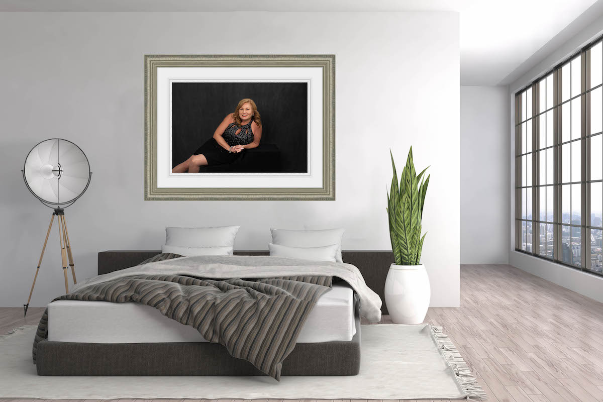 Bedroom interior. 3d illustration
