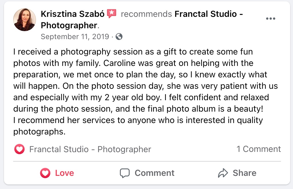 franctal studio facebook review family photograhy 1